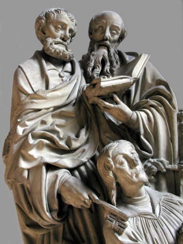 Apostel Petrus und Paulus, Pfarrkirche St. Laurentius