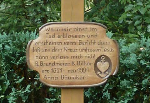 Wegekreuz Bäumker, Kiebitzheide 8