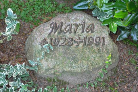 Gedenkstein für Maria Krampe geb. Sandmann